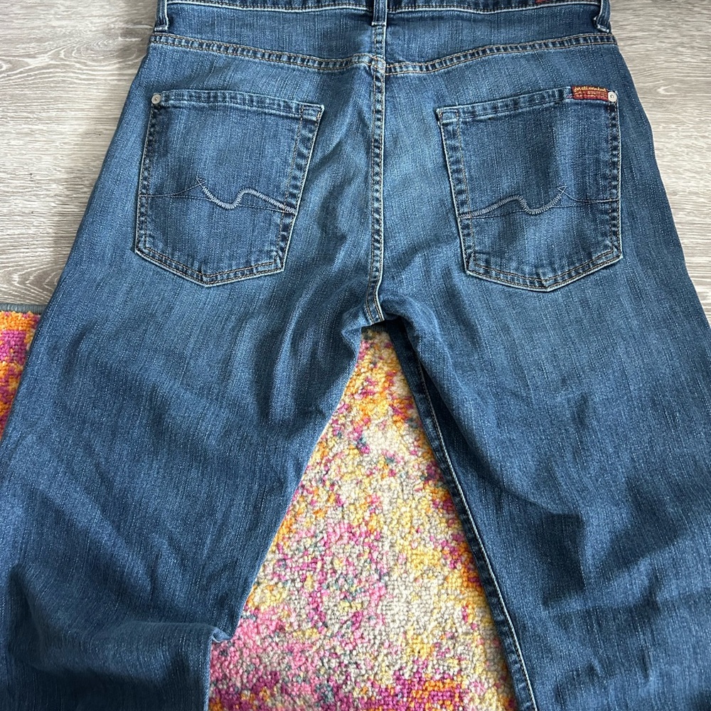 7 For All Mankind Blue Women Jeans - Picture 10 of 10